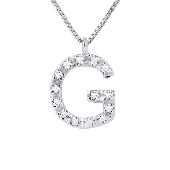 DIADEMA - Necklace with Diamonds - G - White Gold