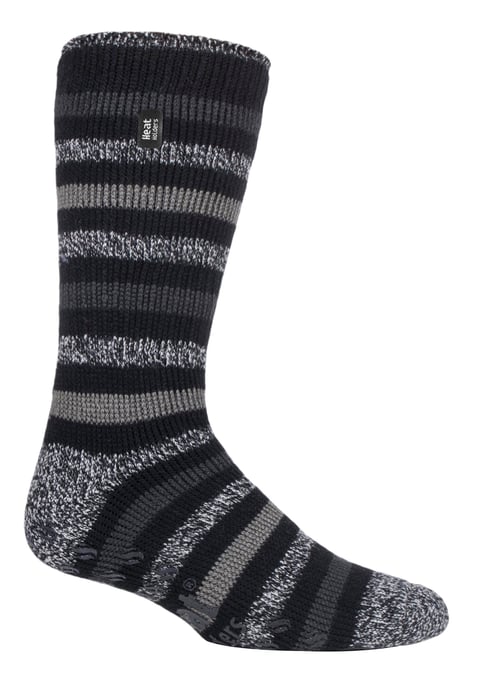 Calcetines Calefactores para Hombre con Rayas Torcidas y Forro Polar - Image 1