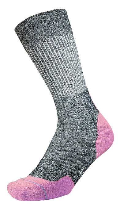 1000 Mile - Calcetines de señora Fusion Repreve Doble Capa Anti Ampollas - Azul Marino / Malva - Image 1