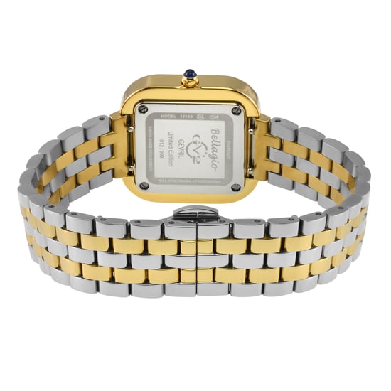 GV2 Bellagio Women's Swiss Made Diamond Watch, Silver-White Dial, Two toned SS/IPYG Bracelet - Image 2