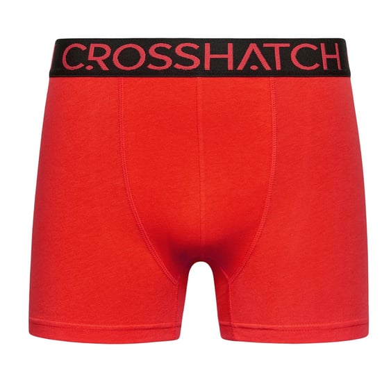Crosshatch Mens Highlighter Boxer Shorts (Pack of 3) (Green/Red) - Image 3