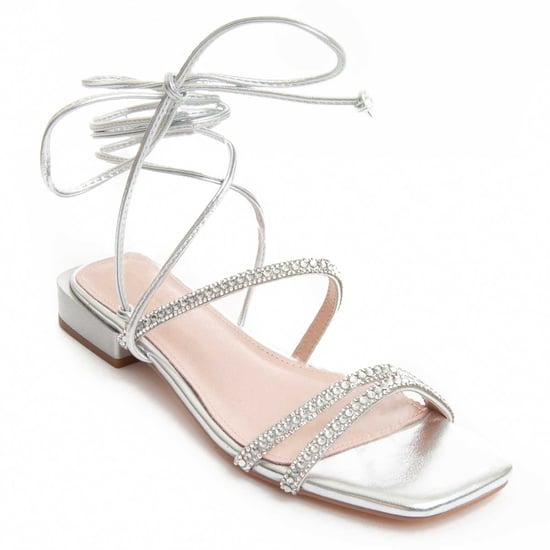Sandalía plana Montevita Sandsum en plata - Image 3