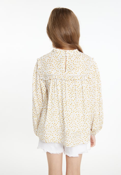 Dreimaster Blouse mustard - Image 4