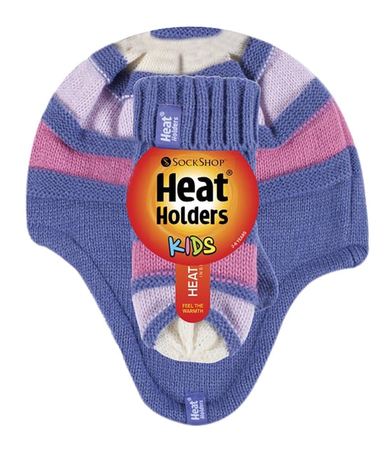 Heat Holders - Gorro y Manoplas Térmicas de Invierno para Niñas con Forro Polar y Orejeras - LS1P10 - Image 2