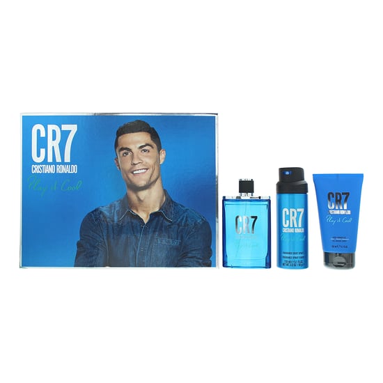 Cristiano Ronaldo Play It Cool Eau De Toilette 100ml Gift Set For Him