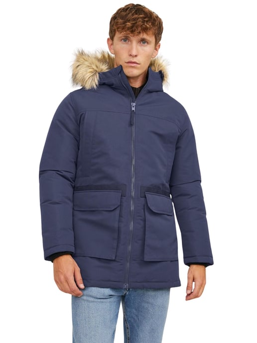 Jack & Jones Chaqueta Parka Ala Invierno Azul - Image 5