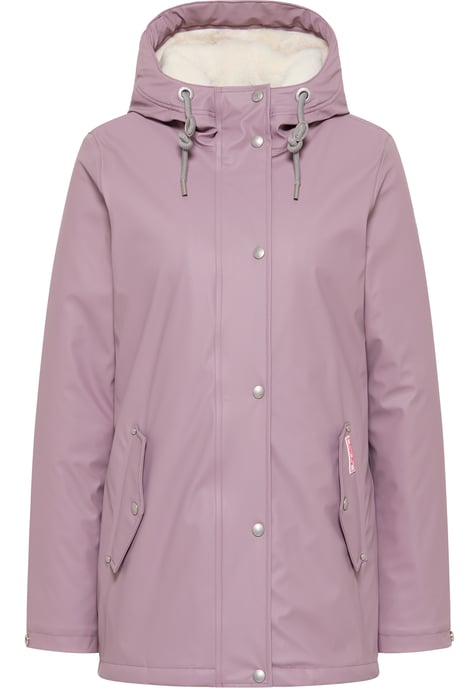 myMo rain jacket with woven fur lining keepsudry - Image 1