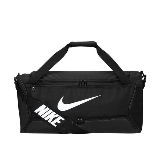 Nike Brasilia Swoosh Training 60L Duffle Bag (Black/White) - Image 1