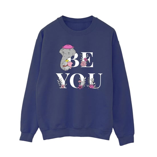 Disney Womens/Ladies Dumbo Be You Sweatshirt (Navy Blue)
