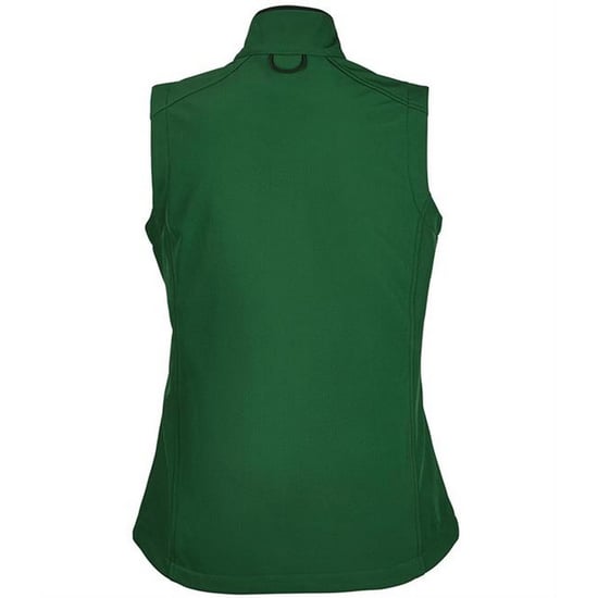 SOLS Womens/Ladies Rallye Soft Shell Bodywarmer Jacket (Bottle Green) - Image 2