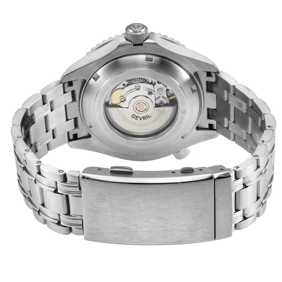 Reloj automático suizo negro Gevril para hombre Hudson Yards - Image 2