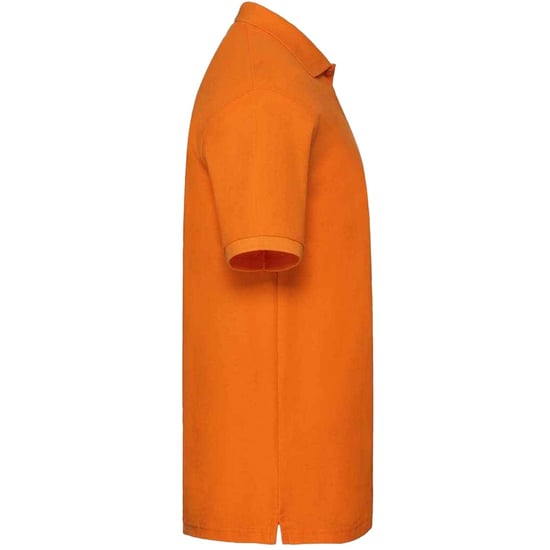 Fruit of the Loom Mens Premium Cotton Pique Polo Shirt (Orange) - Image 3