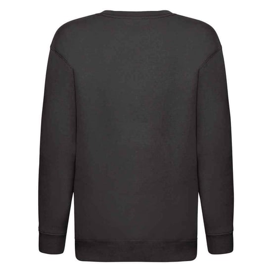 Fruit of the Loom Childrens/Kids Premium Drop Shoulder Sweatshirt (Black) - Image 2