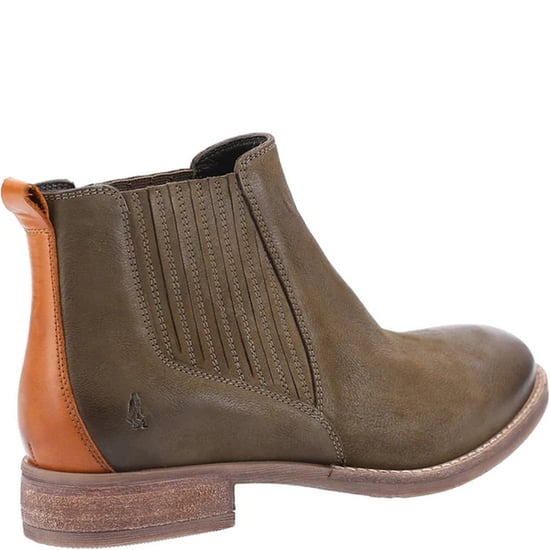 Hush Puppies Womens/Ladies Edith Leather Chelsea Boots (Khaki)