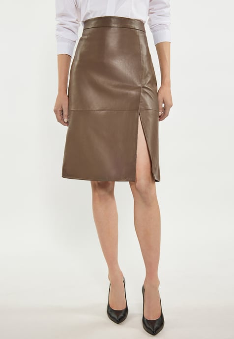 Dreimaster Skirt women taupe - Image 3