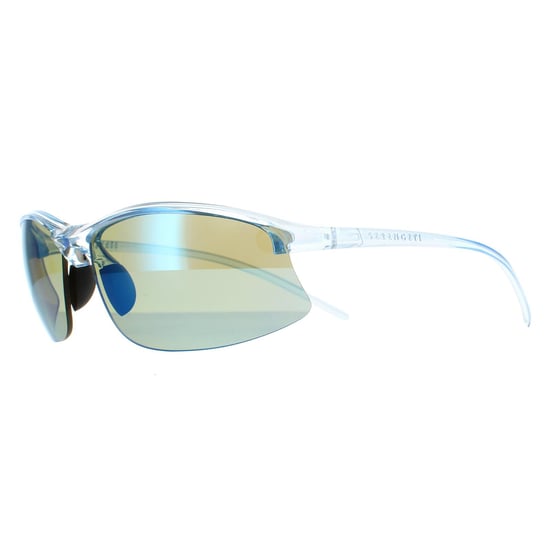 Serengeti SemiRimless Unisex Shiny Crystal Ice Blue Saturn Polarized 555nm Blue Winslow