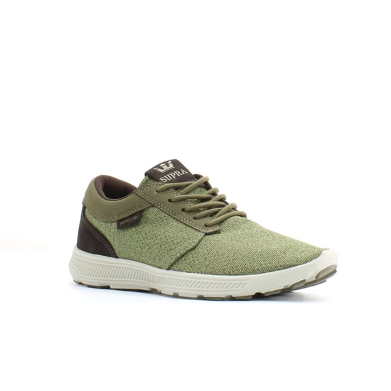 Supra Hammer Run Green Textile Mens Lace Up Trainers 08128 357 - Image 2