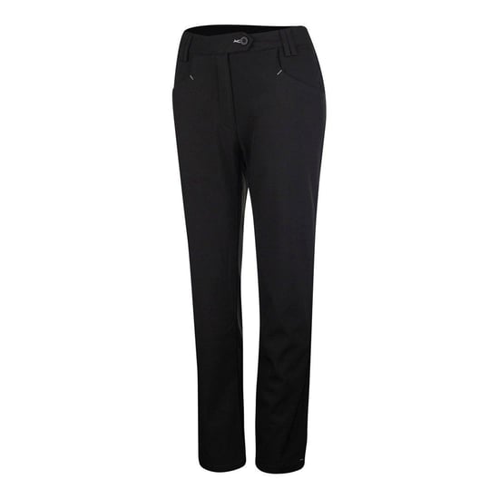 Island Green Womens/Ladies Bonded All Weather Golf Trousers (Black) - Image 1