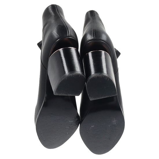 Alexander Wang Gabi Cutout Heel Ankle Boots in Black Leather - Image 6