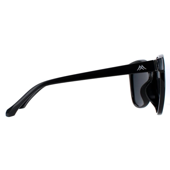Montana Cat Eye Womens Shiny Black Smoke Polarized MP74