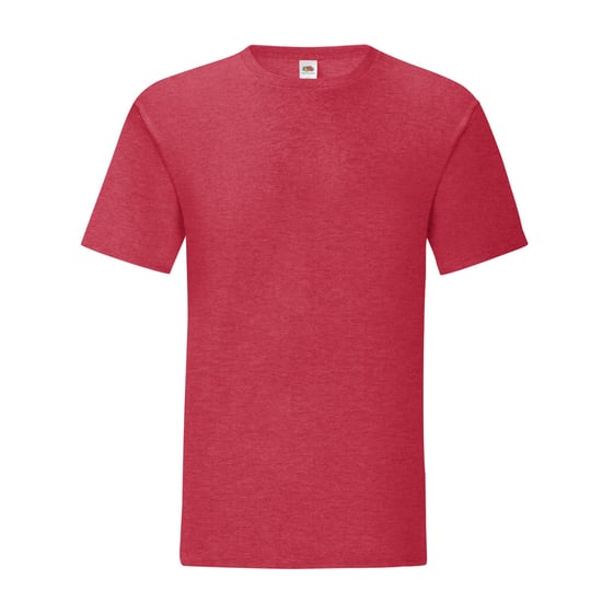 Fruit of the Loom Mens Iconic 150 Heather T-Shirt (Heather Red) - Image 1