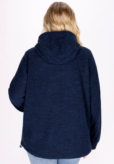 Dreimaster fleece jacket women marine melange - Image 4
