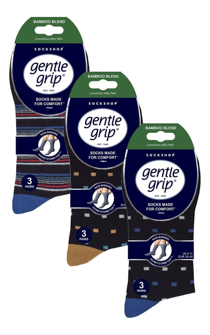 Paquete de 9 calcetines de bambú para hombre - SOMRM080910 - Image 2