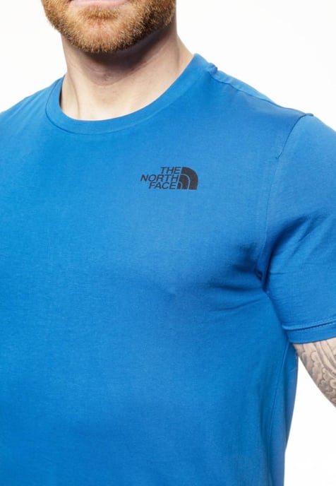 The North Face Mens SS Simple Dome T Shirt Bomber Blue - Image 3