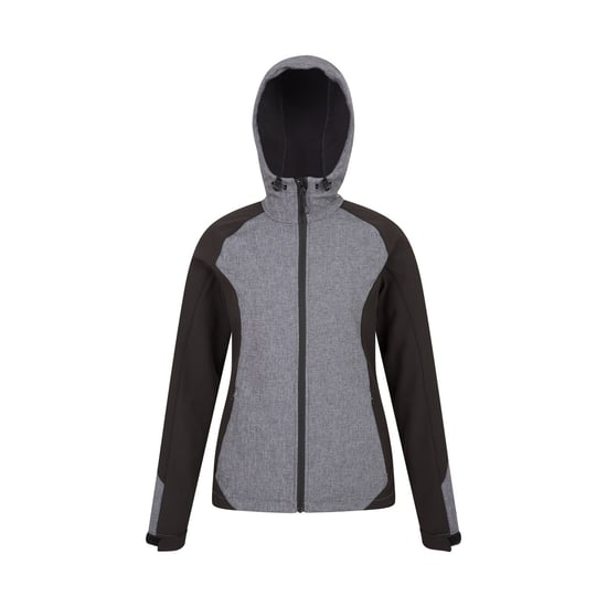 Mountain Warehouse Womens/Ladies Illuminate Reflective Soft Shell Jacket (Black) - Image 4