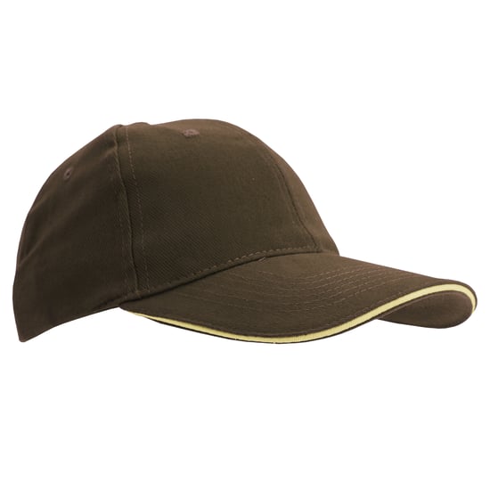 SOLS Unisex Buffalo 6 Panel Baseball Cap (Chocolate/Beige) - Image 1