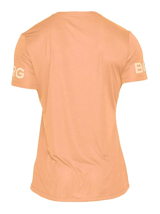 Björn Borg - Camiseta de entrenamiento ligera de manga corta para hombre - Naranja - Image 2