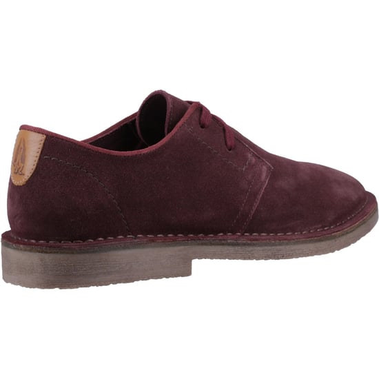 Hush Puppies Scout Suede Men's Bordeaux Lace-Up Shoes - Image 2