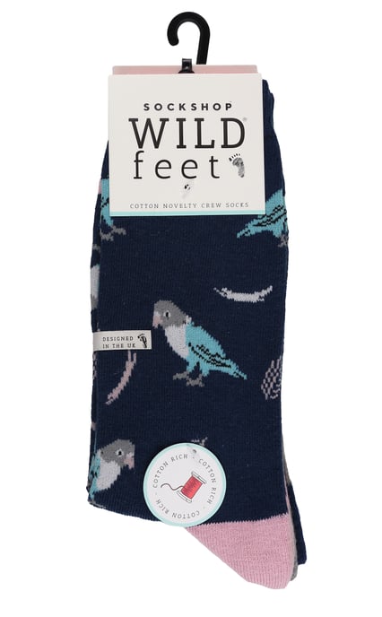 Wild Feet - Pack de 3 calcetines de regalo con temática animal para mujer - Image 2