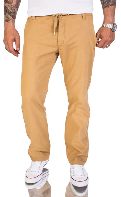 Rock Creek Stoffhose Camel