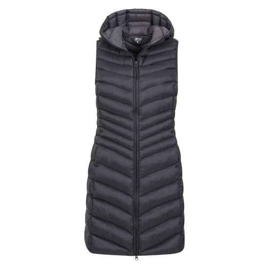 Mountain Warehouse Womens/Ladies Florence Padded Long Gilet (Black) - Image 3