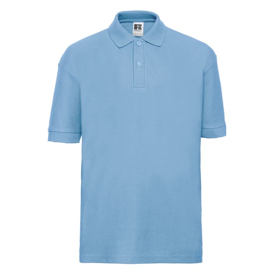 Russell Childrens/Kids Classic Polycotton Polo Shirt (Sky) - Image 1