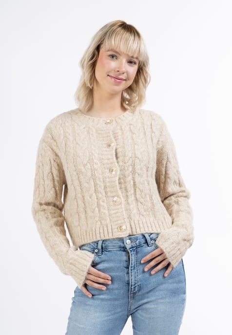 Mymo Cardigan women beige - Image 3