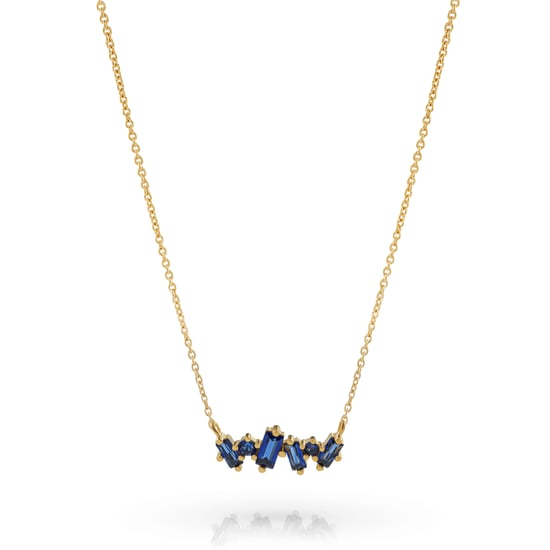 Orphelia 'Novel' Women's 925 Sterling Silver Set: Necklace + Ring - Gold SET-7534 - Image 3