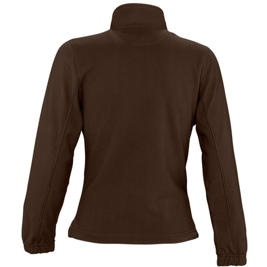SOLS Womens/Ladies North Full Zip Fleece Jacket (Dark Chocolate) - Image 2