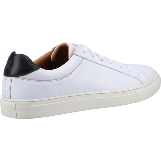 Hush Puppies Colton Leather Men's White Trainers - Image 2