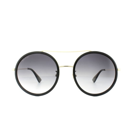 Gafas de sol Gucci GG0061S 001 Negro Oro Gris Degradado - Image 1