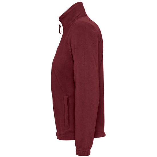 SOLS Womens/Ladies North Full Zip Fleece Jacket (Burgundy) - Image 3