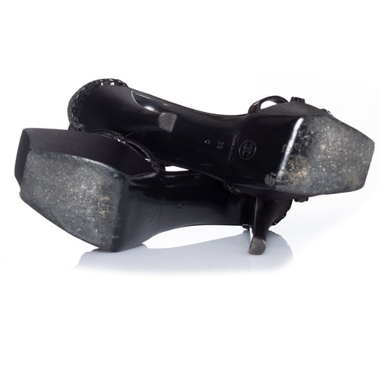 Black sequined sandal - Image 6