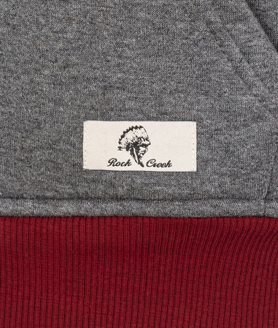 Rock Creek Kapuzenpullover Grau