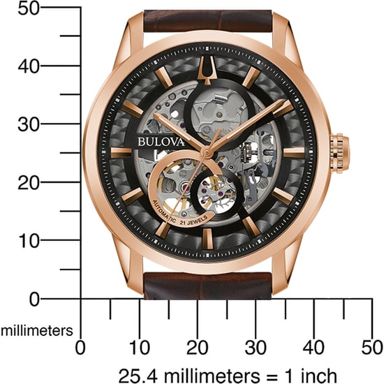 Bulova Sutton Men's Brown Watch 97A169 - Image 3