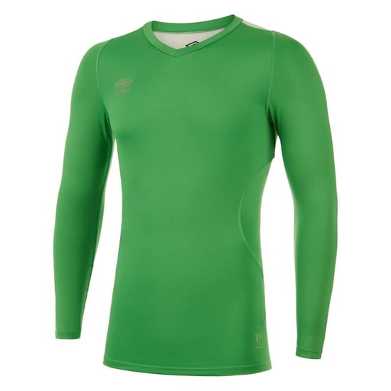 Umbro Mens Elite V Neck Base Layer Top (Emerald) - Image 1