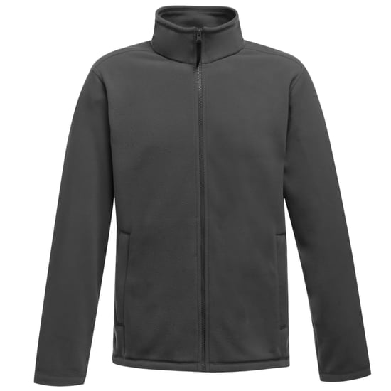 Regatta Mens Plain Micro Fleece Full Zip Jacket (Layer Lite) (Seal Grey)