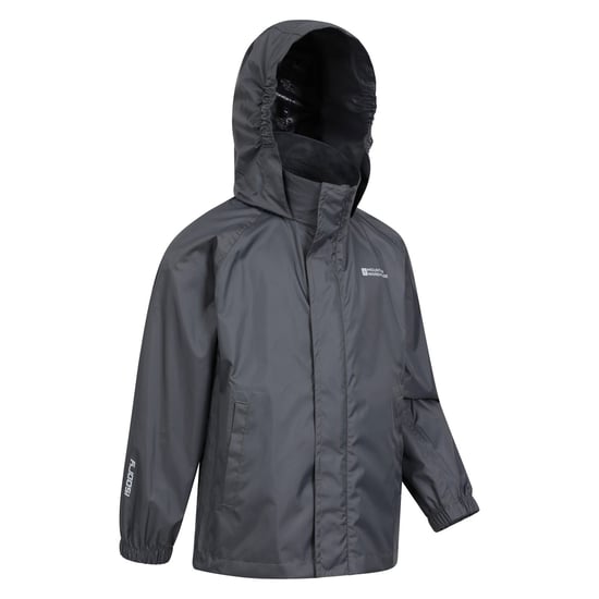 Mountain Warehouse Childrens/Kids Pakka II Waterproof Jacket (Grey) - Image 3