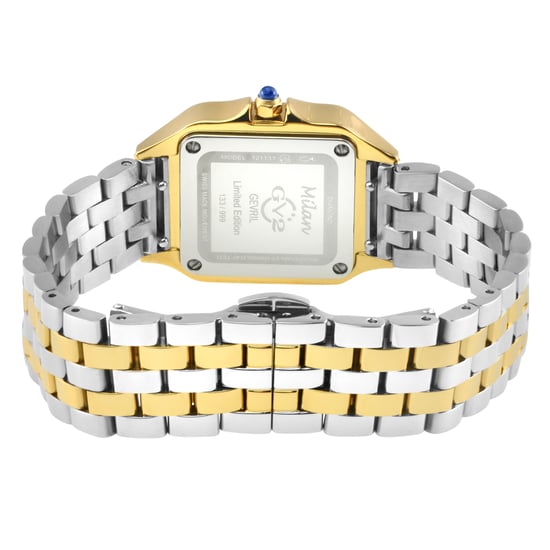 GV2 Milan Women's Malachite Dial, Two toned SS/IPYG Bracelet Watch