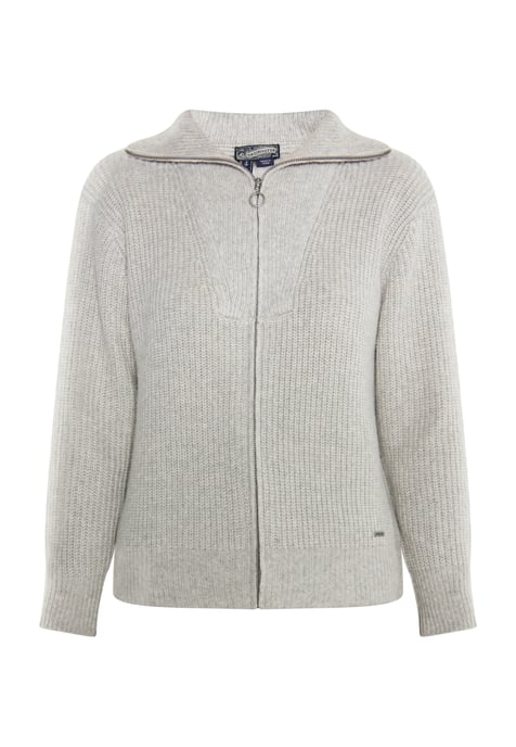 Dreimaster Cardigan women Grey melange - Image 1